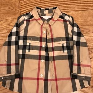 Burberry boys button down